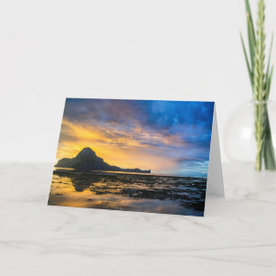 Zonnetijd van de baai van El Nido Kaart
