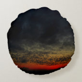 Zonnetijd voor het Storm Rond Kussen (Achterkant)