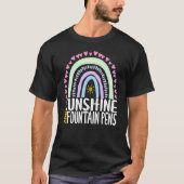 Zonneuwen en fonteinen t-shirt (Voorkant)