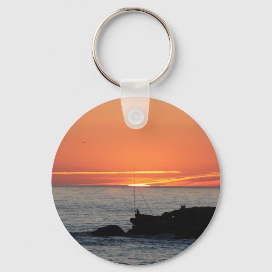 Zonnevaste Button Sleutelhanger (Voorkant)