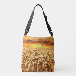 Zonneveld en Wheat Field Canvas tas