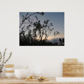 Zonneveld van wilde bloemen poster (Keuken)