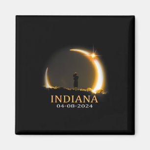 Zonneverduistering 2024 Indiana Totaal Zonneverdui Magneet