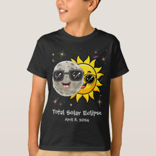 Zonneverduistering 2024 Schattigee Zonneverduister T-shirt