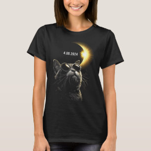 Zonneverduistering 2024 Totale verduistering 8 apr T-shirt