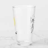 Zonneverduistering souvenir drink glas (Links)