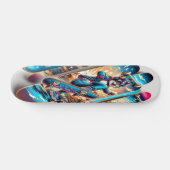 Zonnevergadering Schaats Skateboard (Horizontaal)