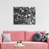 Zonneverlichte bladeren canvas afdruk (Insitu (Woonkamer))