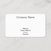 Zonnevervroegde Visitekaartjes (Achterkant)