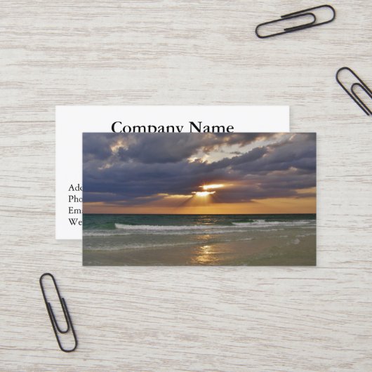 Zonnevervroegde Visitekaartjes #14 (Voorkant / Achterkant in situ)