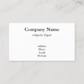 Zonnevervroegde Visitekaartjes #14A (Achterkant)