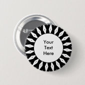 Zonnevlam 04 ronde button 5,7 cm (Voorkant /achterkant)