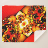 Zonnevlam Sherpa Deken (Voorkant (horizontaal))