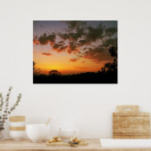 ZonnevloerwolkenPoster Poster (Keuken)