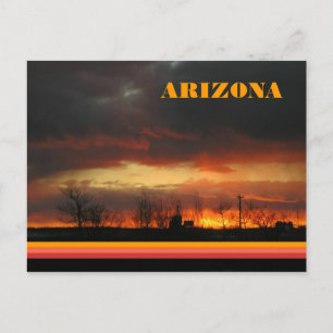 Zonnevrije natuur arizona landschap briefkaart