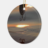 Zonnevrije ruimte boven water keramisch ornament (Links)