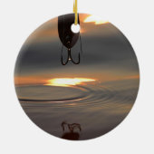 Zonnevrije ruimte boven water keramisch ornament (Achterkant)