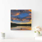 Zonnewandklok Vierkante Klok (Huis)