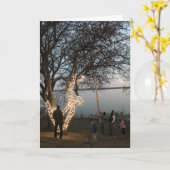 Zonnewende licht in de buurt Foto Kaart (Gele Bloem)