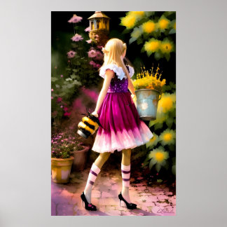 Zonnewende Prinses Droom Wandelen Poster
