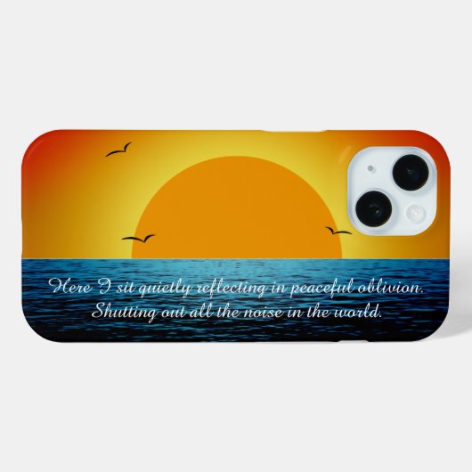 zonnewijzer Case-Mate iPhone case (Achterkant (horizontaal))