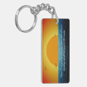 zonnewijzer sleutelhanger (Voorkant Links)