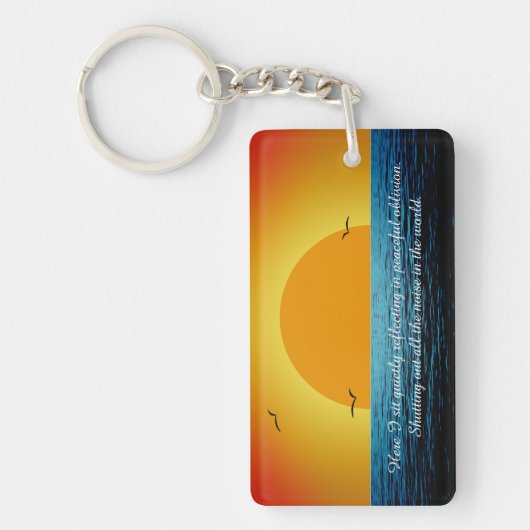 zonnewijzer sleutelhanger (Voorkant)