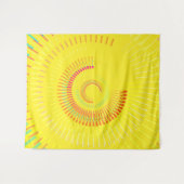 zonnewijzer wandkleed (Voorkant (horizontaal))