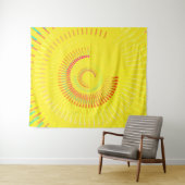 zonnewijzer wandkleed (In Situ (horizontaal))