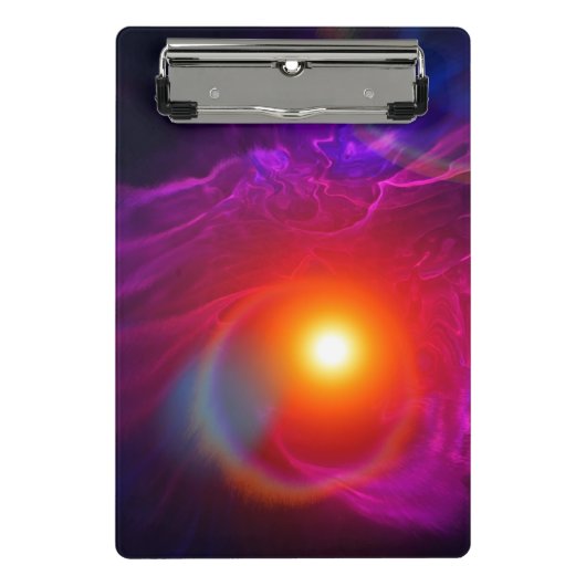 Zonnewinden op afstand mini klembord (Voorkant)