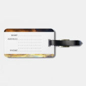 Zonnewolken Bagagelabel (Achterkant horizontaal)