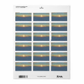 Zonnewolken Etiket (Full Sheet)