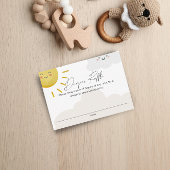 Zonnewolken Neutrale luier Raffle Small Informatiekaartje