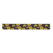 Zonnewortel, wilde zonnebloem in geel en blauw lint (Voorkant)