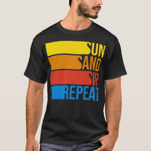 Zonnezand- en meerkeukenwisser t-shirt
