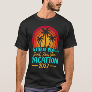 Zonnezomervakantie 2022 Antigua-strand T-shirt