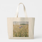 Zonnezomervelden Grote Tote Bag (Achterkant)
