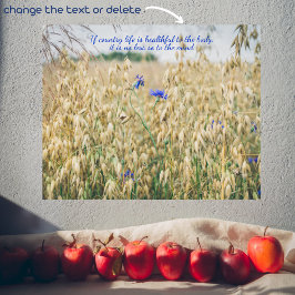 Zonnezomervelden Poster