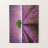 Zonnezondag in het landschapsgebied van Lavender Legpuzzel (Verticaal)