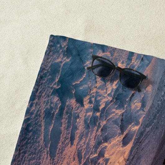 Zonnezone sneeuwkust zee strandlaken (In situ)