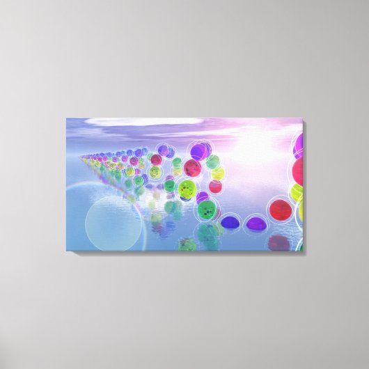 Zonnezonen in hun Cursus Canvas Print (Voorkant)