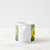 Zonnezonnebloem Aangepaste tekst Espresso Kop (Achterkant)