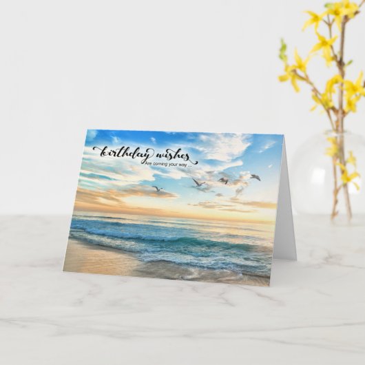 Zonnezonsondergang op de dag dat je mist kaart (Gele Bloem)