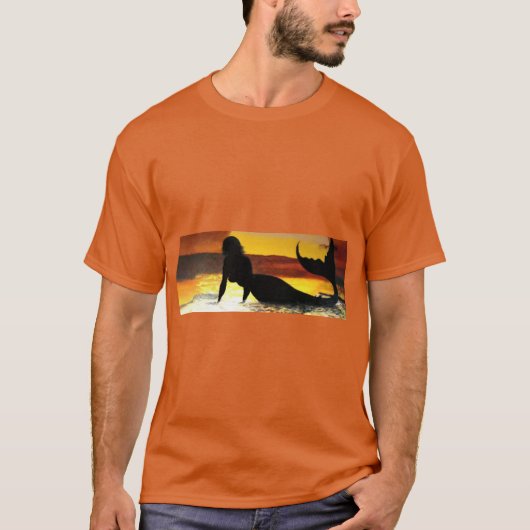 Zonnezonsopgang Mermaid T-shirt (Voorkant)