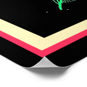 Zonnezuur en lasterlijk Poster (Hoek)