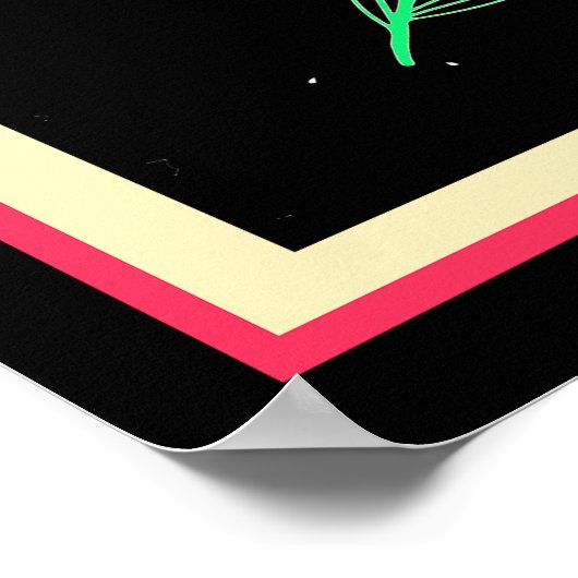 Zonnezuur en lasterlijk Poster (Hoek)