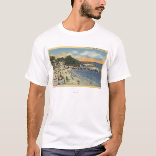 Zonnezwemmers en zwemmers op het strand t-shirt