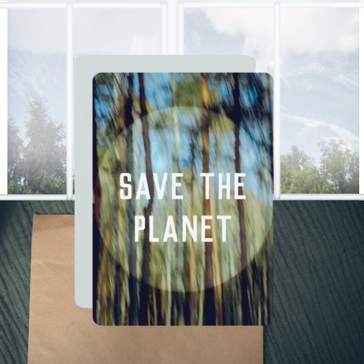 Zonnig dennenbos kaart