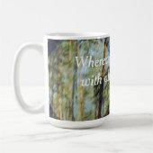 Zonnig dennenbos koffiemok (Links)