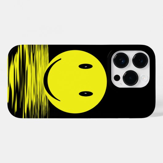 Zonnig gezicht in rimpels Case-Mate iPhone case (Achterkant (horizontaal))